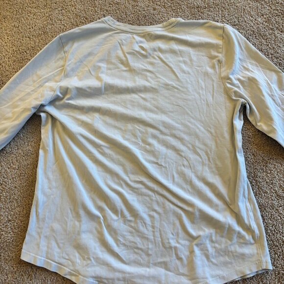Lululemon Love Long Sleeve Shirt Women's Size 6 Powder Blue - Picture 4 of 5